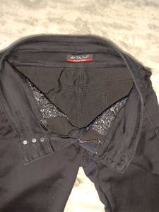 High Waisted Black Denim Jeans