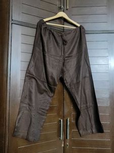 Women  Brown &amp; Blue Winter Wool Kurta Set