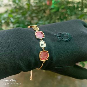 Red &amp; Gold Bracelet
