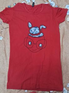Red Graphic Tee