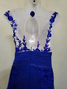 Elegant Blue Evening Gown