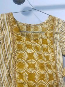 Vintage Mustard Yellow Dress