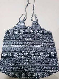 Tribal Elephant Print Stylish Women Top