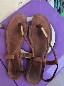 Brown Flat Sandals
