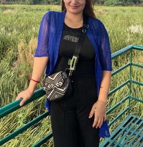 Blue Sheer Cardigan