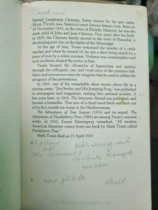 Huckleberry Finn Book