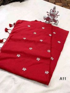 70)Embroidery 🪡 Design Flower Saree