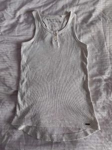 Ribbed Grey Tank Top