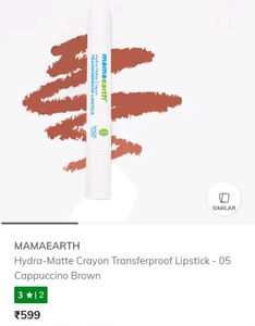Mamaearth Hydra-Matte Lipstick (05)Nude Shade