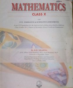 Class 10 Maths R.D Sharma Book