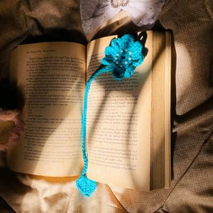 Crochet Flower Bookmark