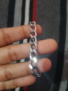Chunky Silver Chain Bracelet