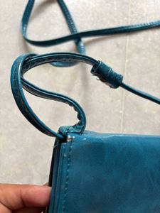Teal Crossbody Bag