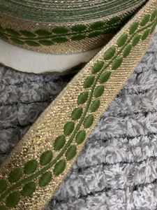 Clearance Sale 50% Off Olive Green Thin Lace Borde