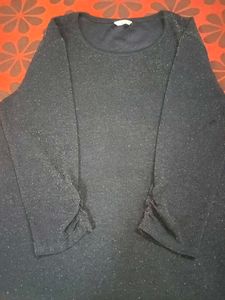 Sparkly Navy Blue Top