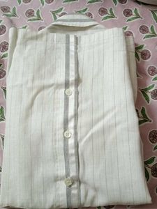 Striped Button-Down Shirt