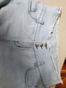 High-Waisted Light Wash Jeans