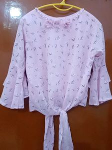 Pink Flowy Top