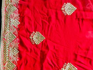Embroidery Saree With Blouse