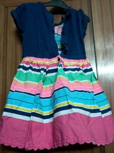 Multicolor Top With Attached Coat
