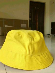 A Yellow Bucket Hat