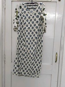 Floral Print Kurta - Libas