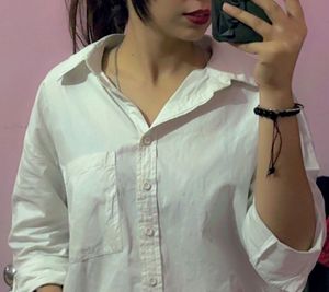 White Oversized Shirt