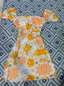 XS Floral Mini Dress