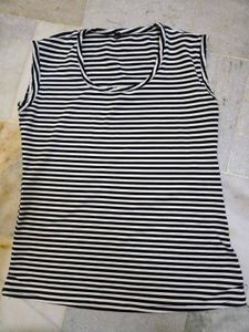 Striped Sleeveless Top