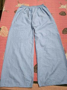 Korean Blue Striped Lounge Pants