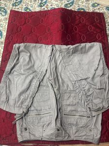 Gray Cargo Pants