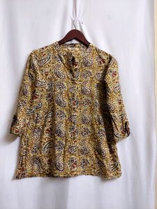 Siyahi Kalamkari Kurti