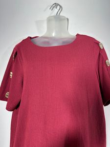 Party Wear Women’s Red Top| Bust 40 Length 2