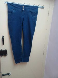 Dark Blue Denim Jeans