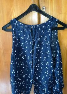 Starry Night Sleeveless Top