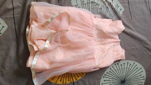 Kids Peach Colour Frock