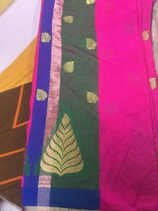 Saree With Unstiched Blouse