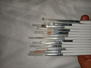 Combo Of New Nail Art Glitter And Brush Set