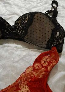 Combo For Stylish Bra ❤️🖤❤️