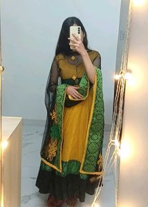 Elegant Anarkali Set &amp; Dupatta