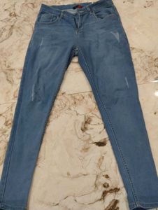 Light Wash Denim Jeans