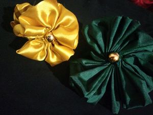 Floral Scrunchies Pack Of 4