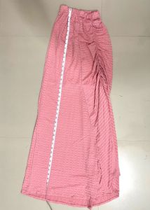 Hour Glass Shape Pink Skirt