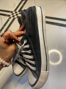 Black Canvas Sneakers
