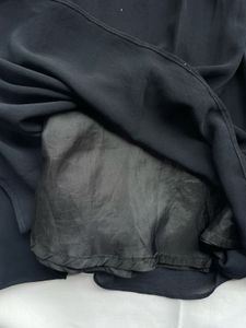 Navy Blue Midi Skirt