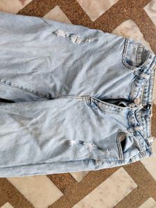 Light Wash Distressed Jeans