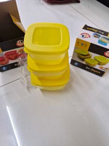 Bio Square 3pc Container