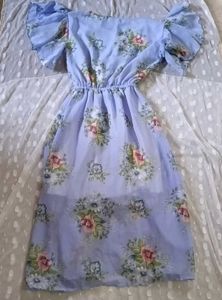 Pretty Lavender Colour Dress