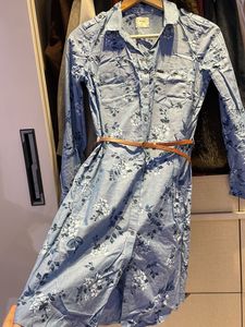 Floral Shirt Dress with Belt