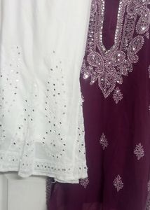 Lakhnawi Plazo Suit